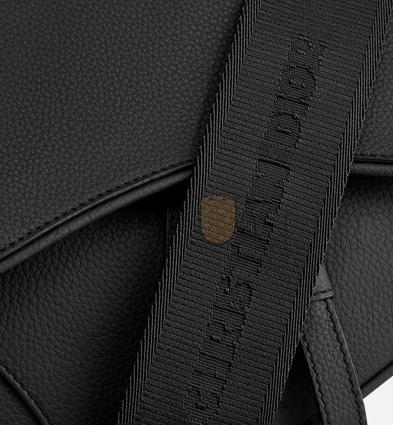 DIOR SADDLE BAG BLACK GRAINED CALFSKIN 1ADPO093YMJ_H00N (26cm*19cm*4.5cm)